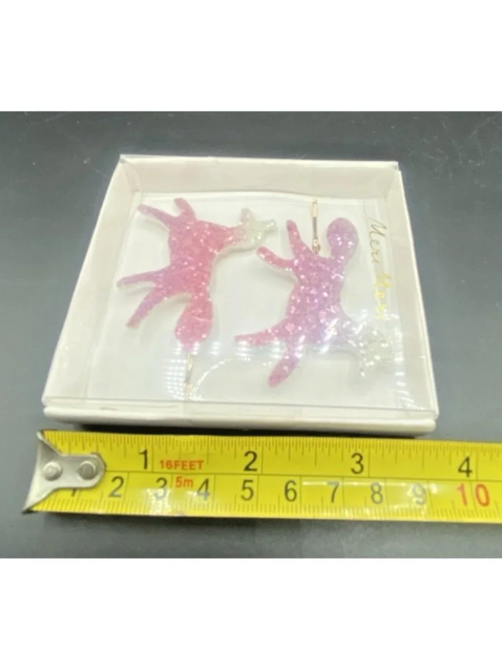 Meri Meri Girls Unicorn Ombre Hair Clips Sparkly Boxed Gift Set Party Whimsical